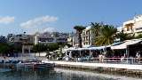 Tavernen und Restaurants am Ufer vom Voulismeni-See von Hihawai